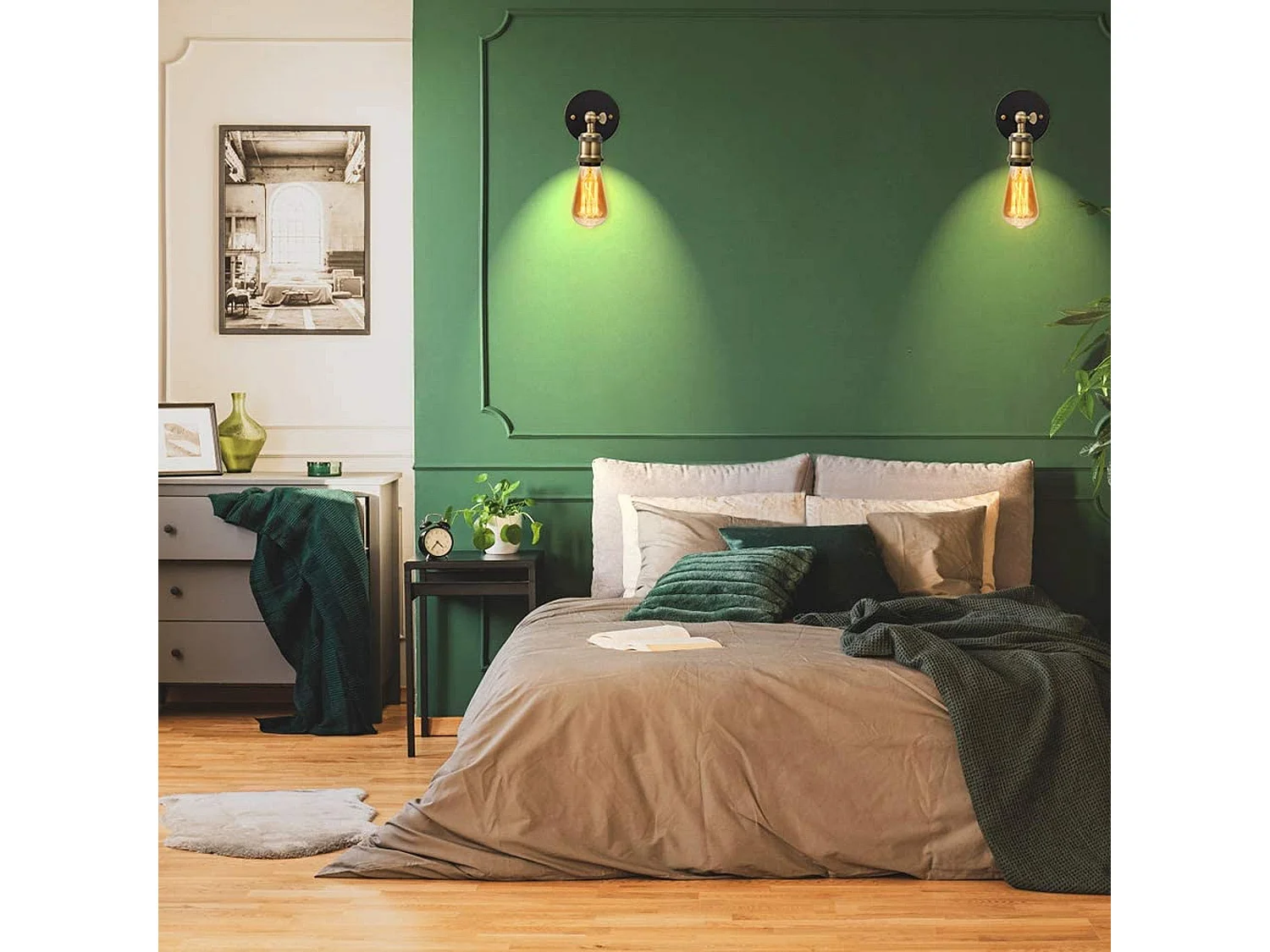 Applique Murale Toolight App618-1W Black