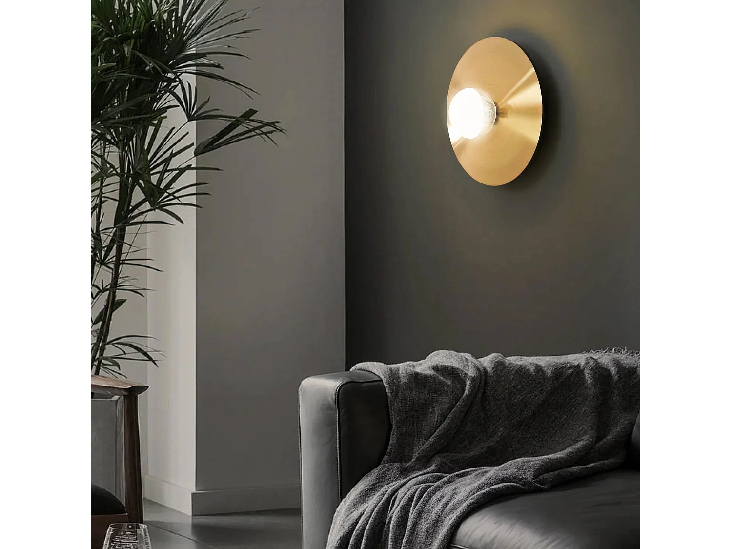 Applique Murale Toolight App1419-W Black Gold