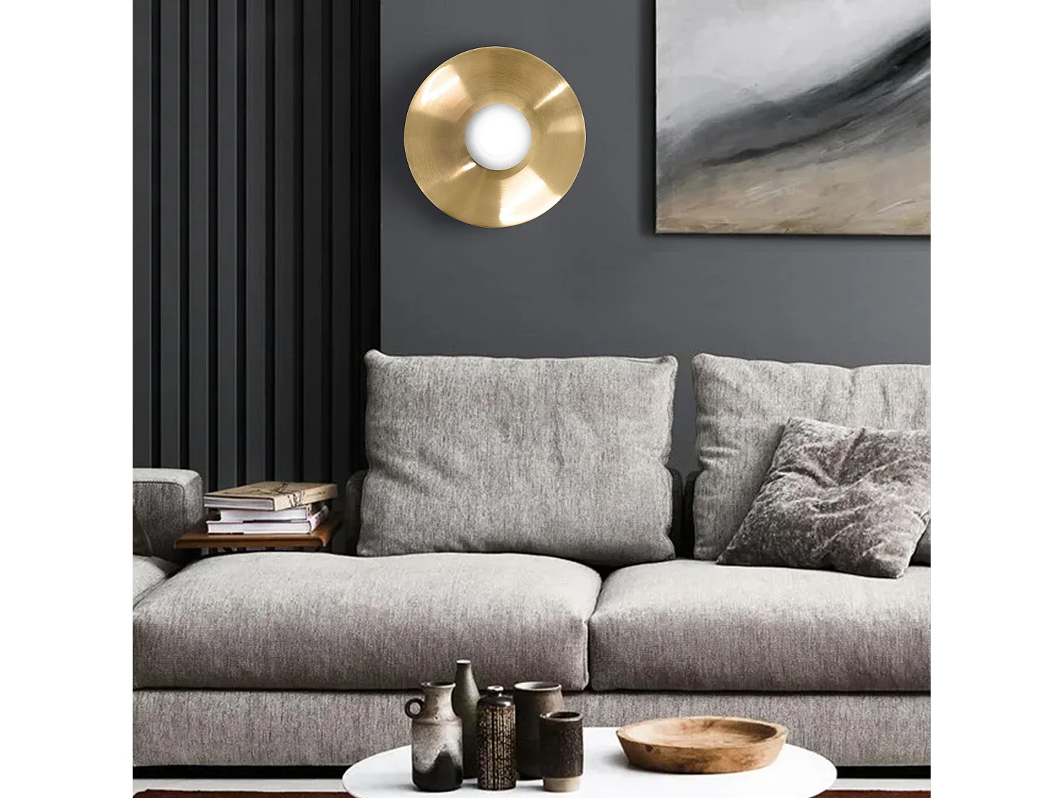 Applique Murale Toolight App1419-W Black Gold