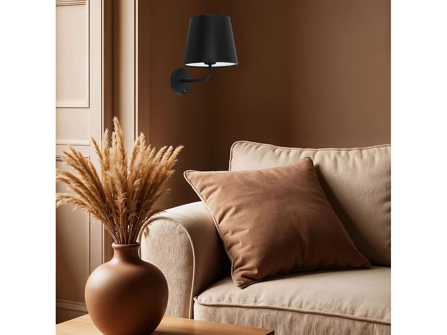 Applique Murale Toolight App1612-1W Black