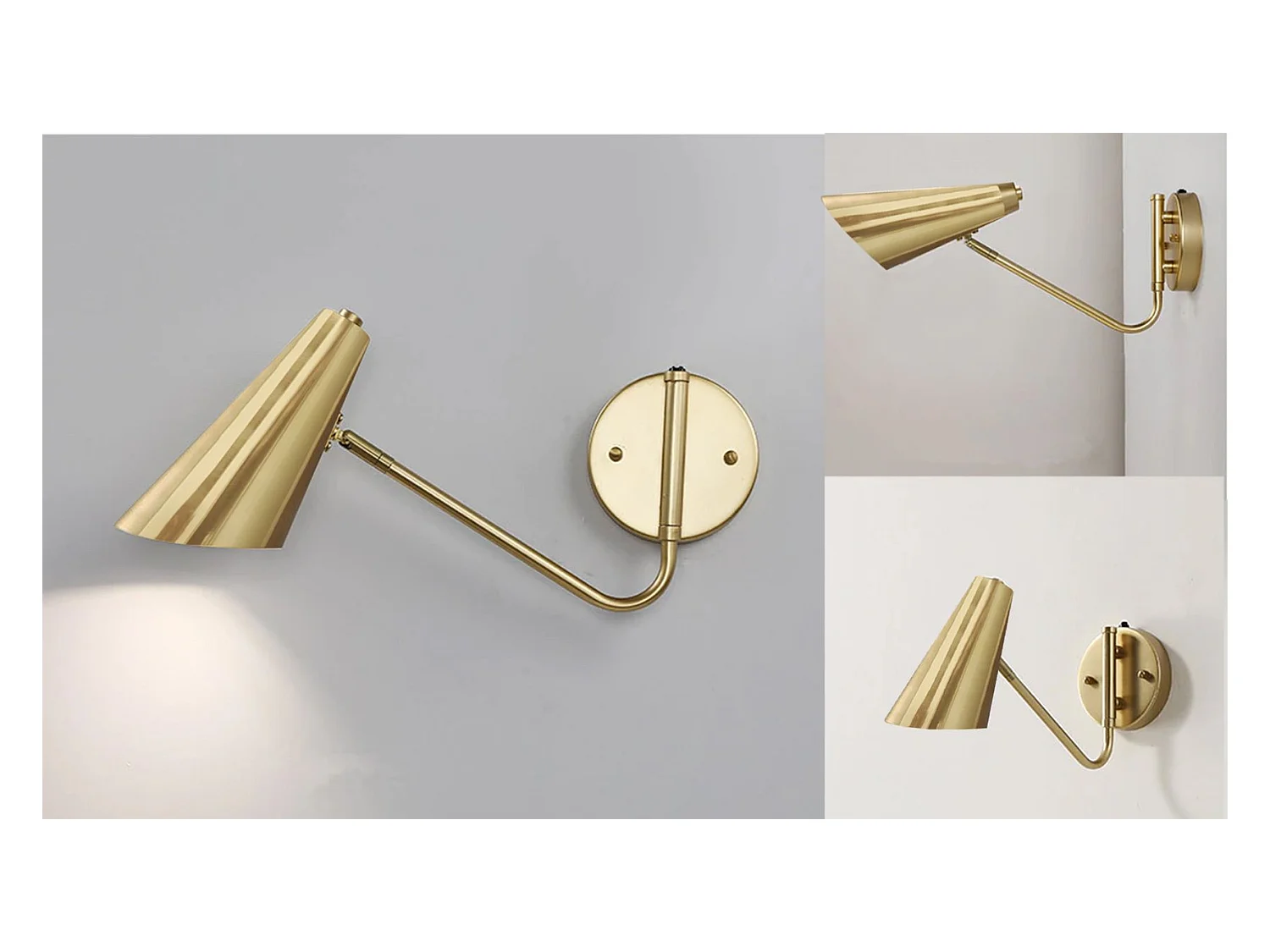 Lâmpada De Parede Toolight App1138-1W Gold