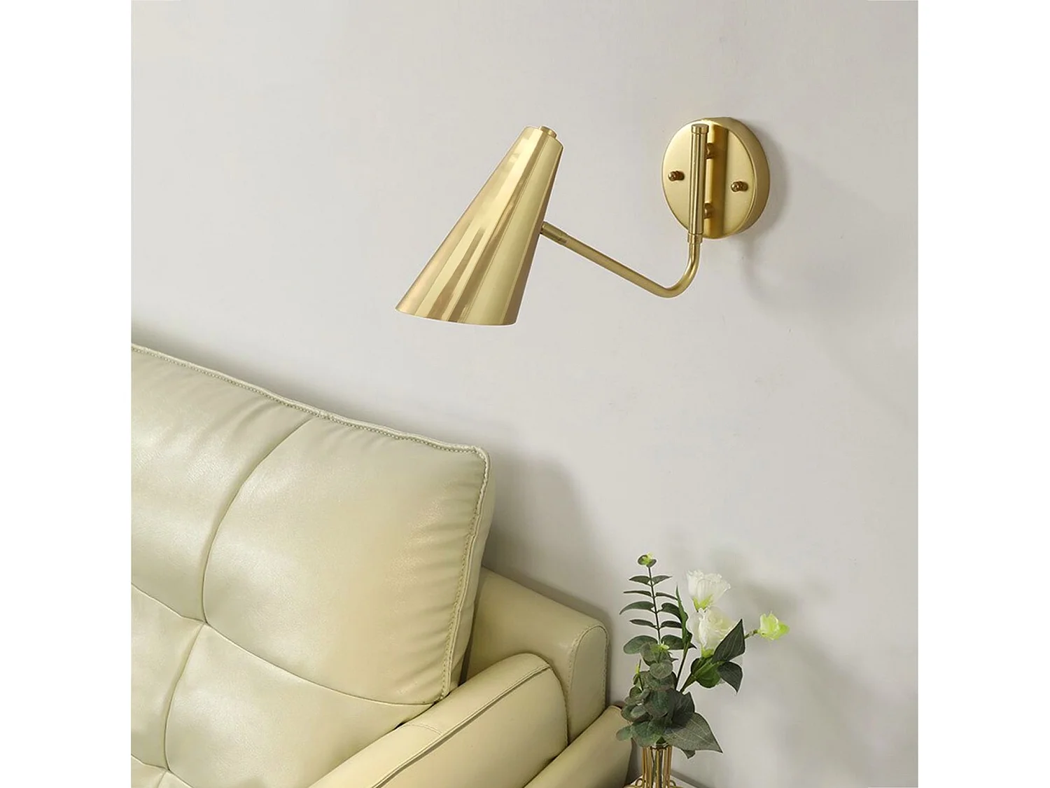 Toolight APP1138-1W væglampe guld 44,5X11X18CM