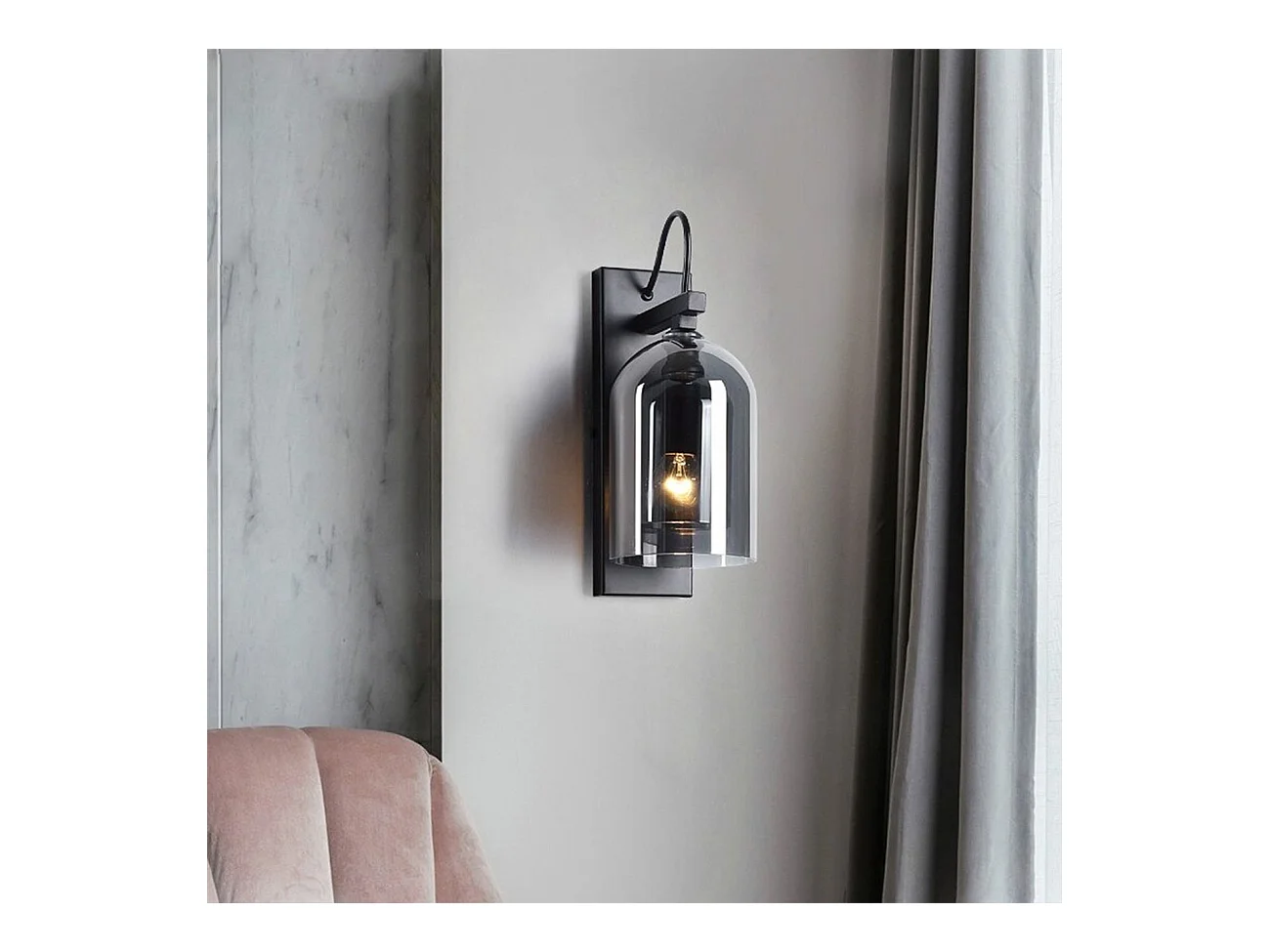 Applique Murale Toolight App1207-1W Black