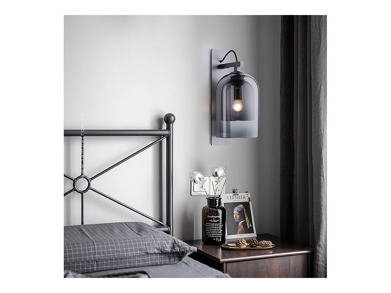 Applique Murale Toolight App1207-1W Black