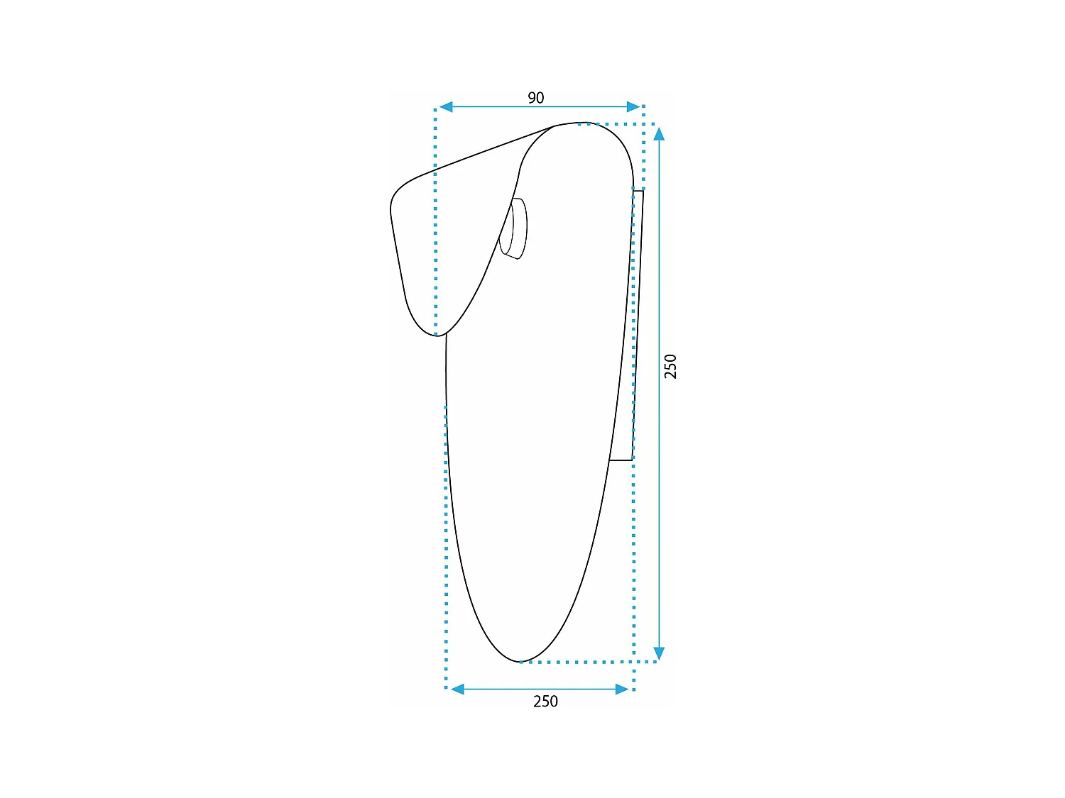 Wandlampe Toolight App1430-W Gold