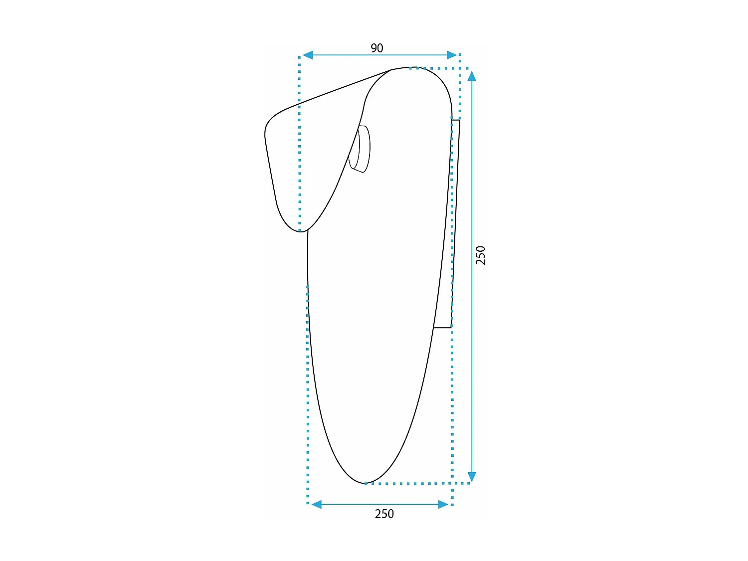 Applique Murale Toolight App1430-W Gold