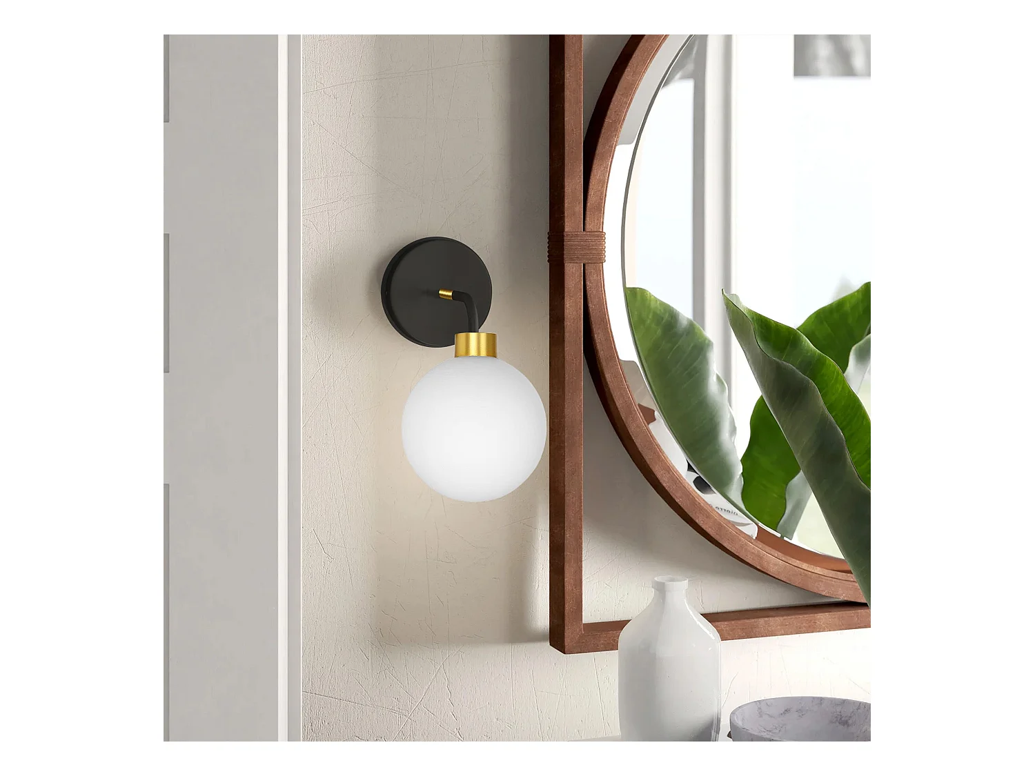 Applique Murale Toolight App1301-1W Black