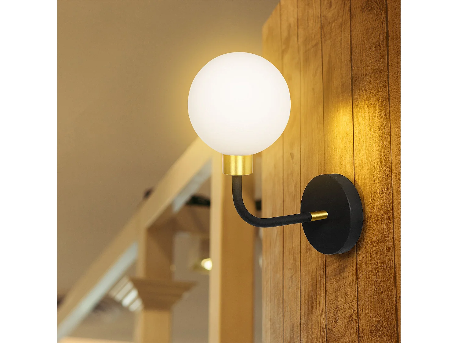 Lâmpada De Parede Toolight App1301-1W Black