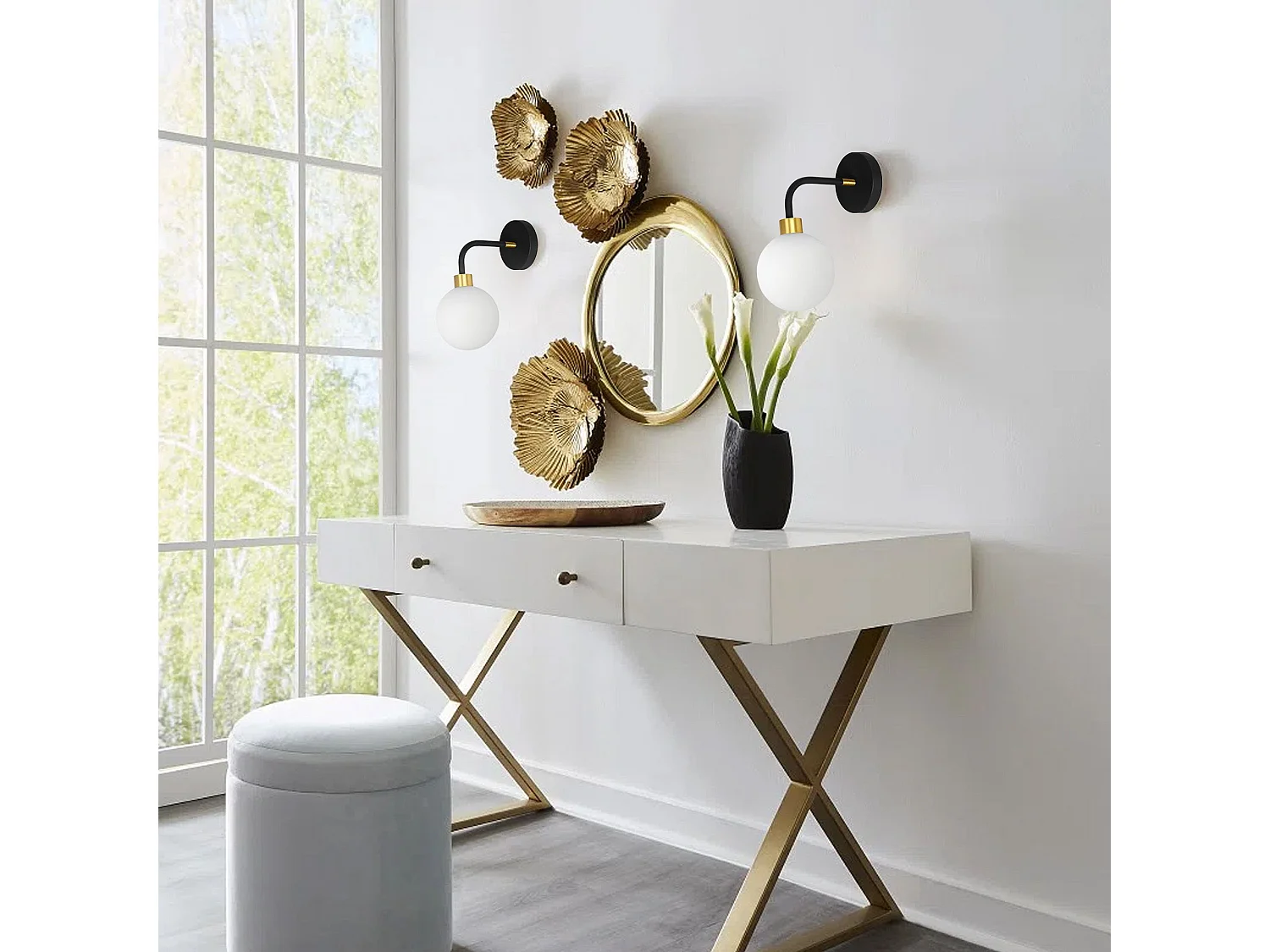 Lâmpada De Parede Toolight App1301-1W Black