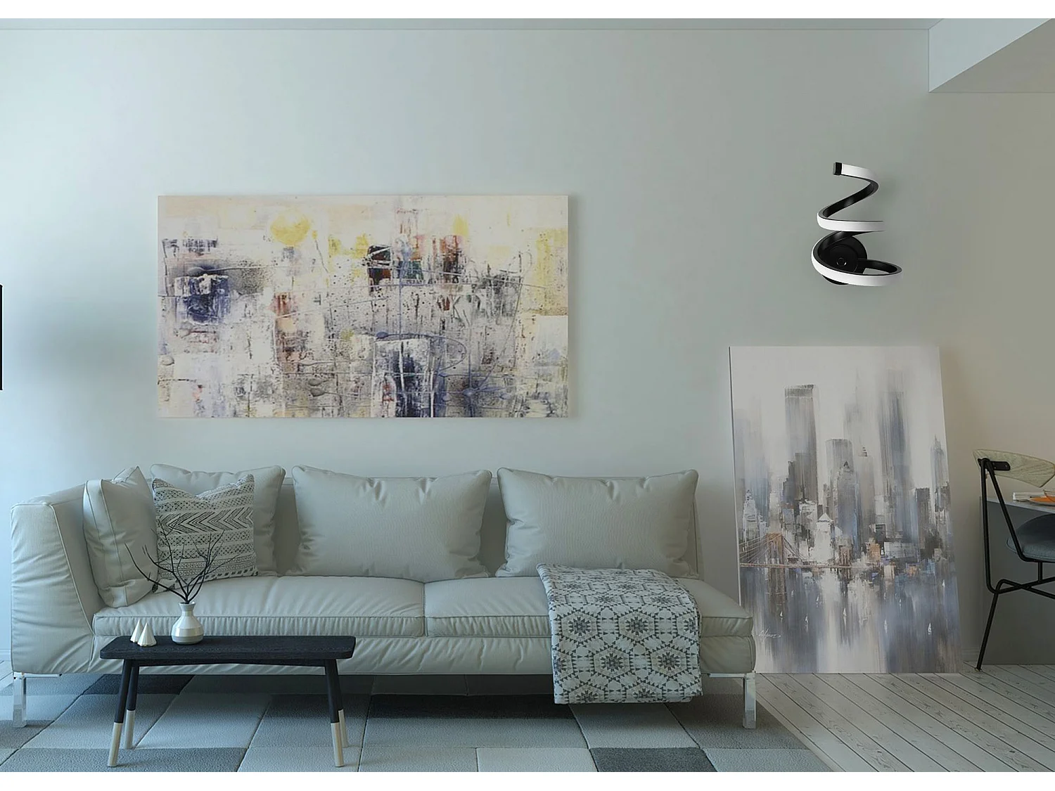 Applique Murale Toolight Led App1052-W Black