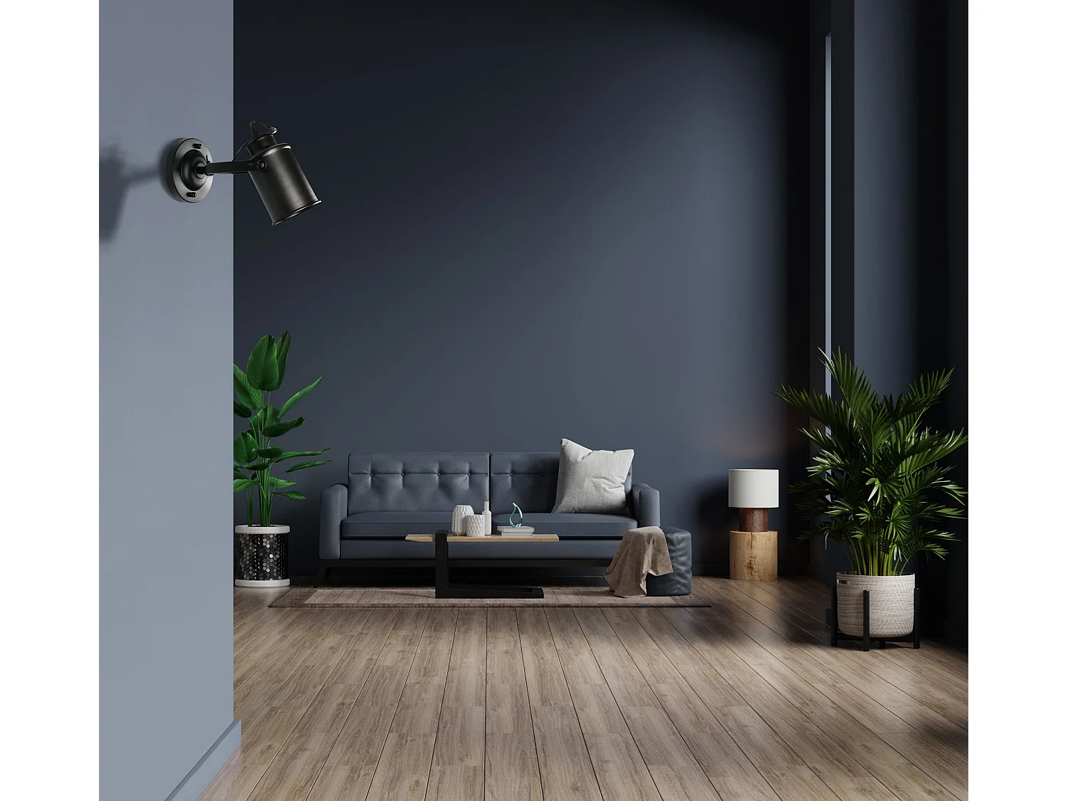 Applique Murale Toolight App486-1C Black