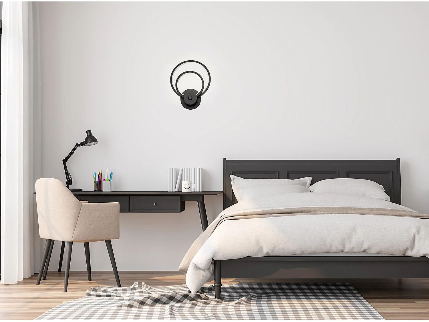 Applique Murale Toolight App1042-W Black