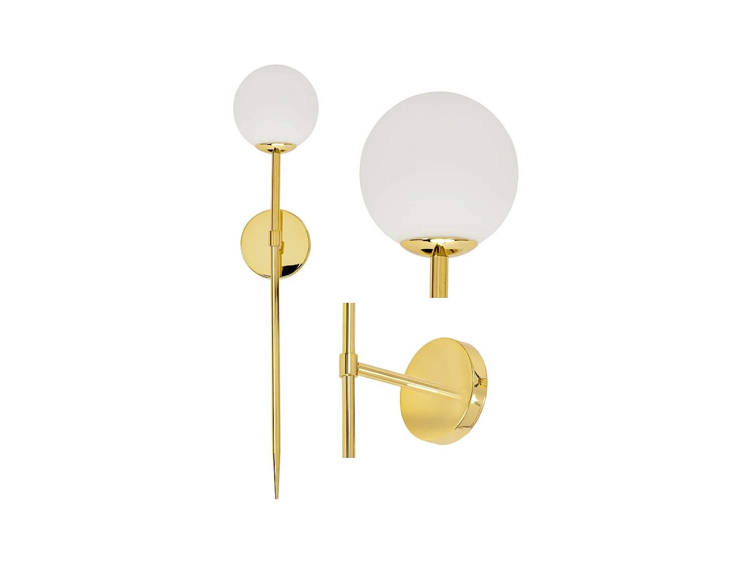 Wandlampe Toolight App582-1W 150Cm Gold