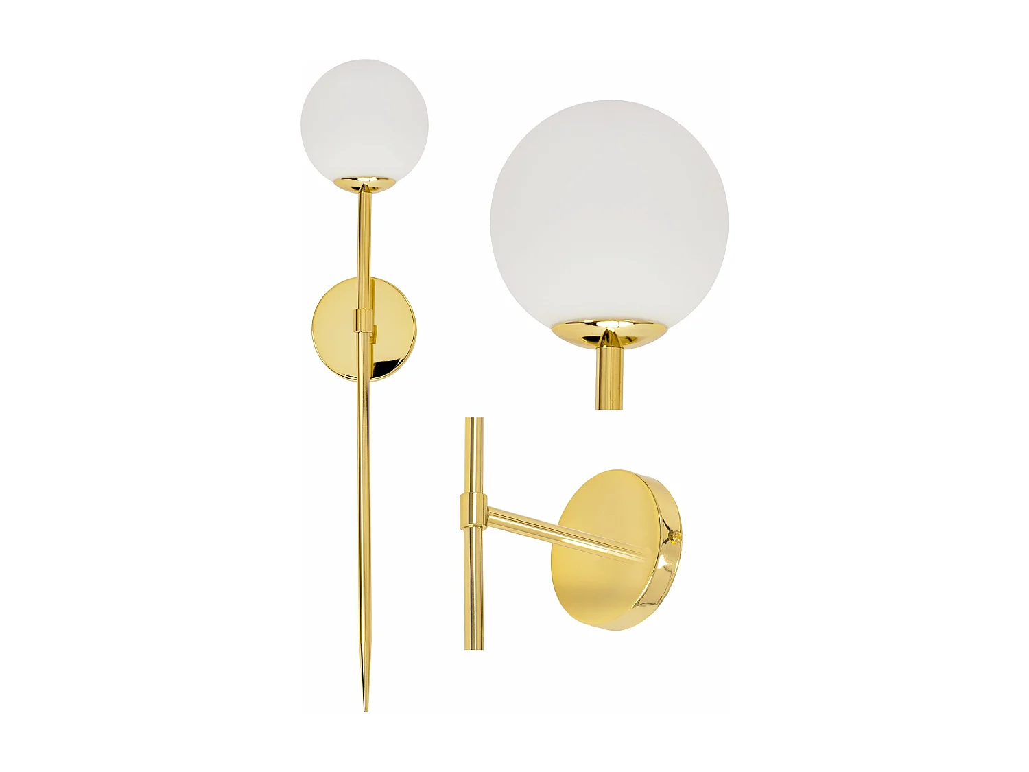 Lampada Da Parete Toolight App582-1W 150Cm Gold