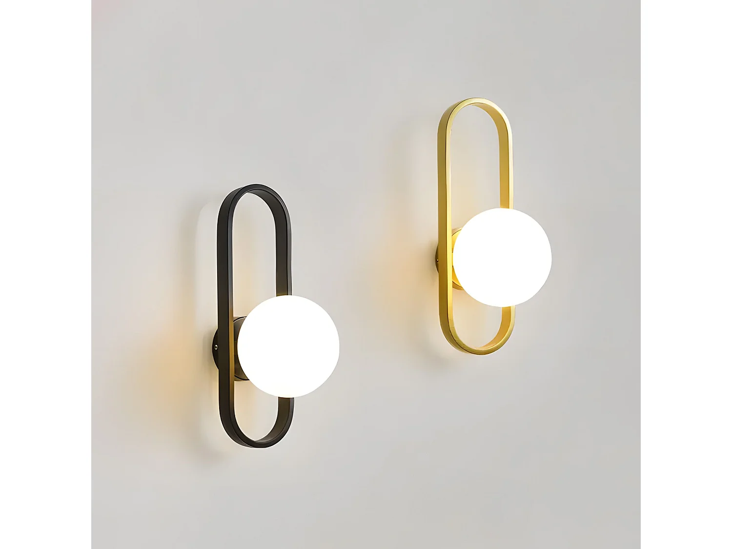 Wandlampe Toolight App1756-1W Brush Gold White