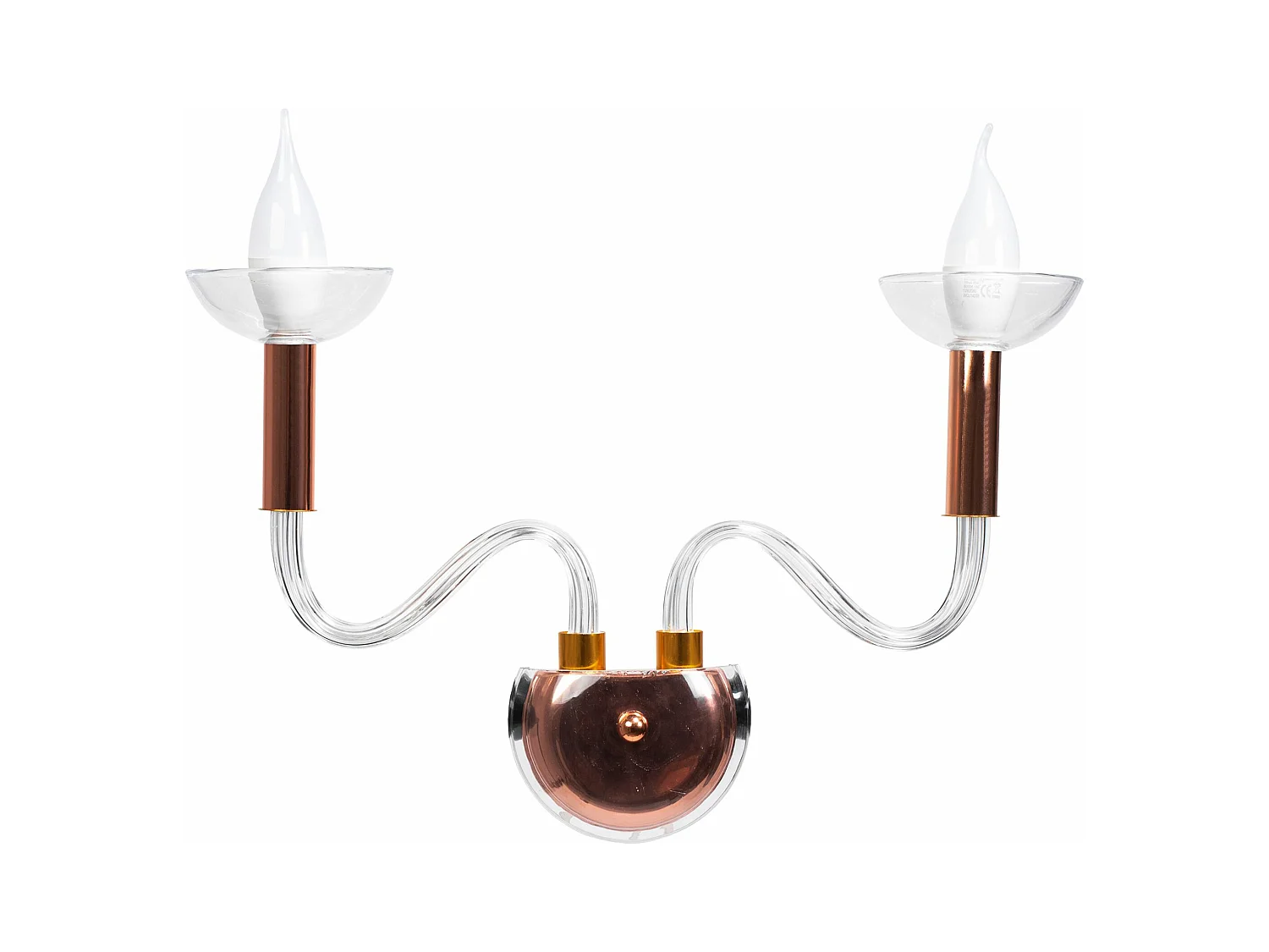 Applique Murale Toolight App1082-2W Transparent