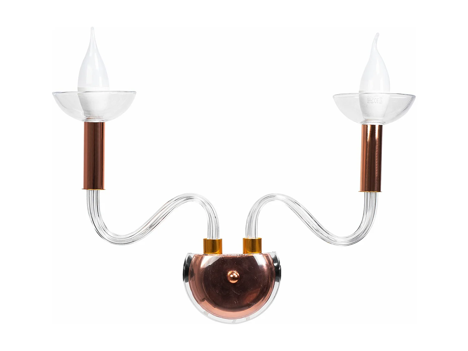 Applique Murale Toolight App1082-2W Transparent