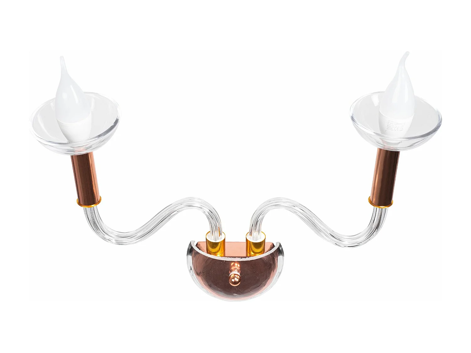 Applique Murale Toolight App1082-2W Transparent