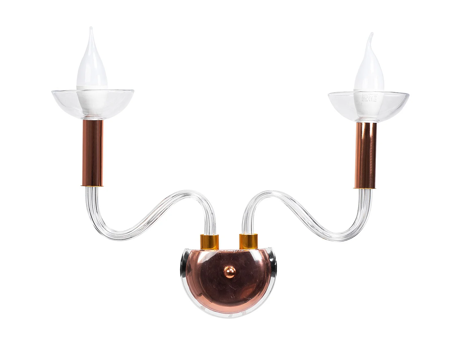 Applique Murale Toolight App1082-2W Transparent