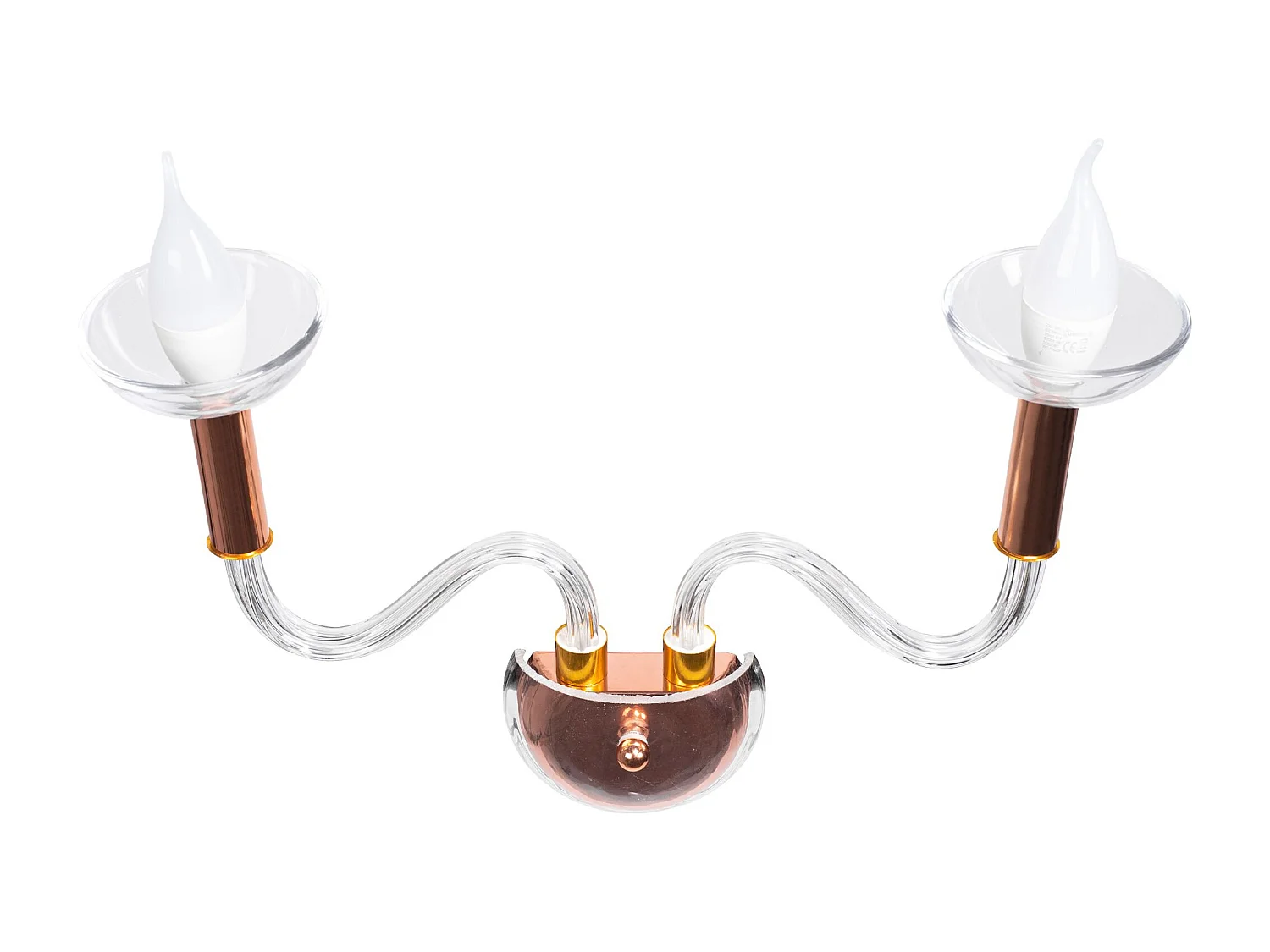 Applique Murale Toolight App1082-2W Transparent