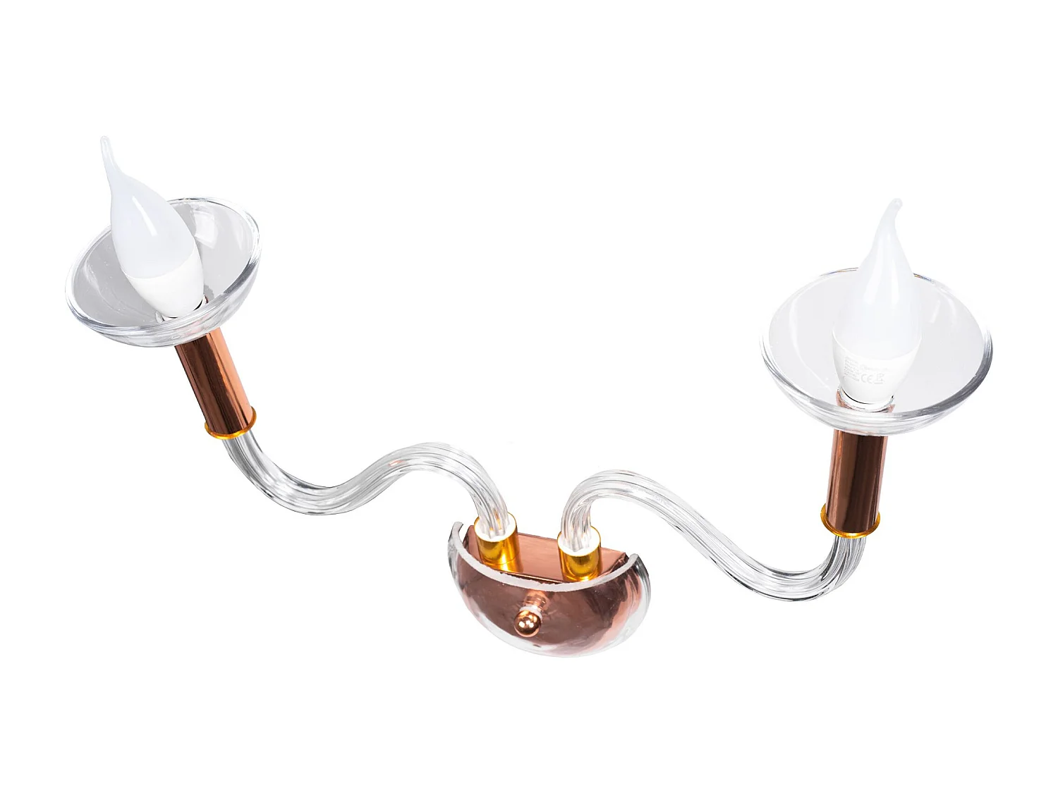 Applique Murale Toolight App1082-2W Transparent