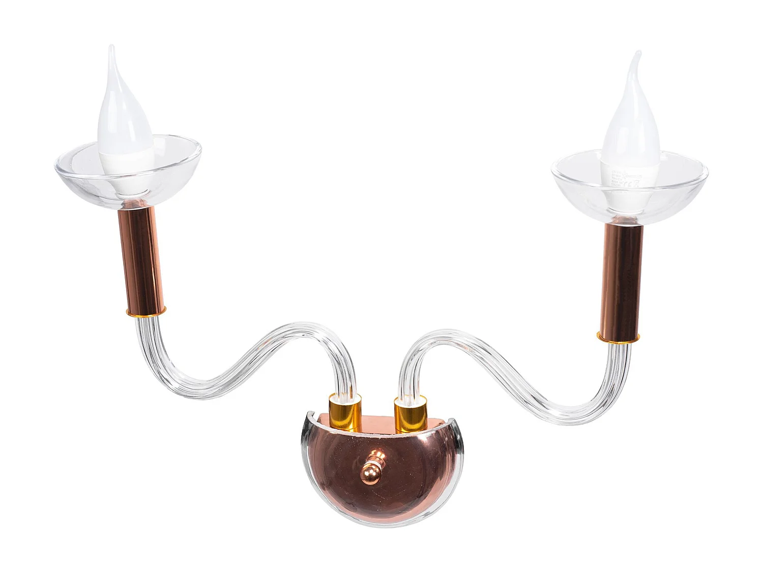 Applique Murale Toolight App1082-2W Transparent