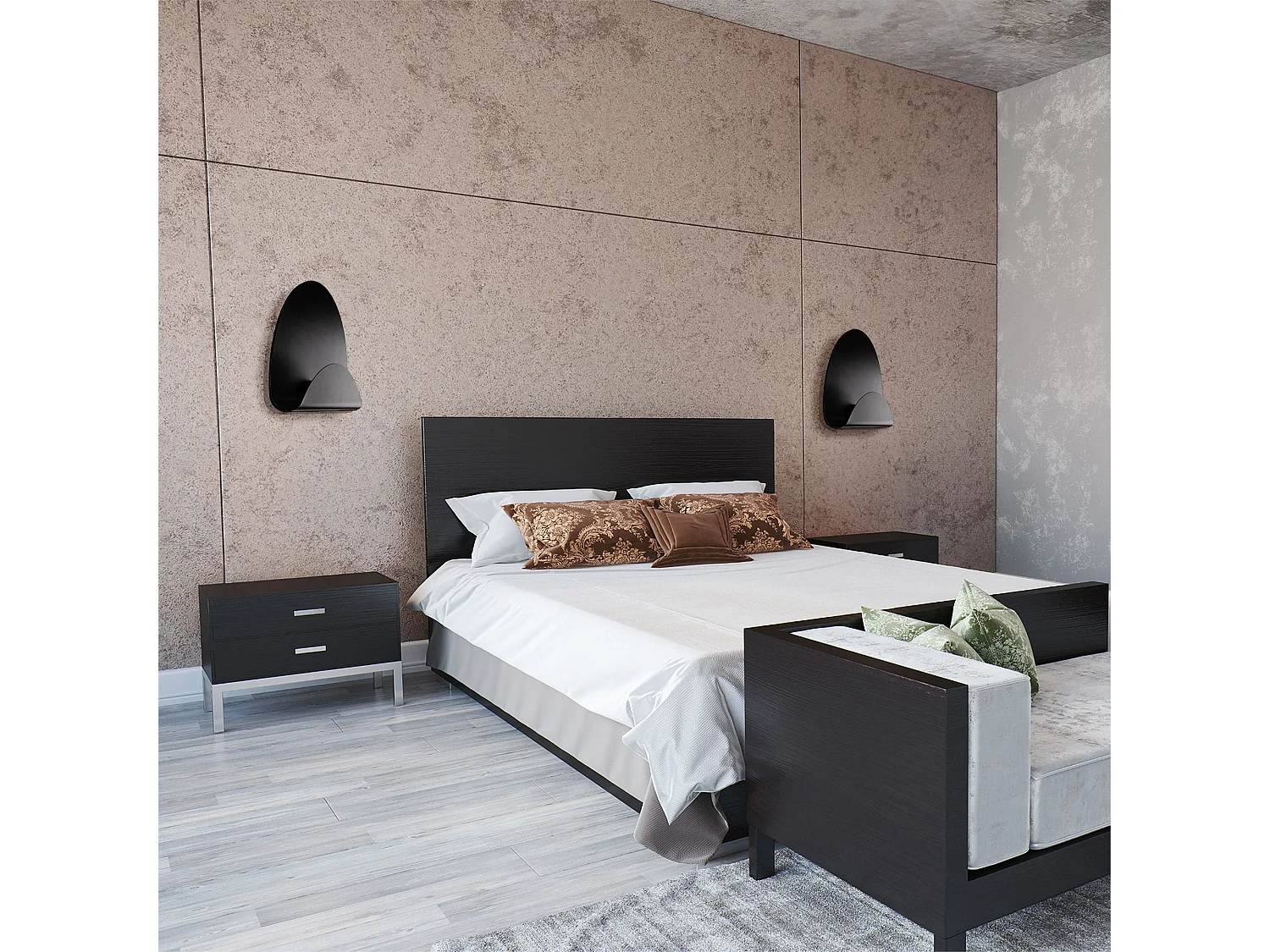 Applique Murale Toolight App1429-W Black