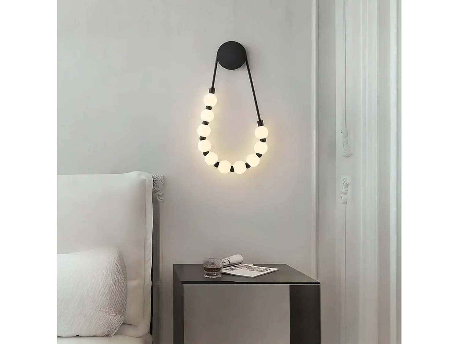 Toolight G026-CP væglampe sort 57X33X35CM