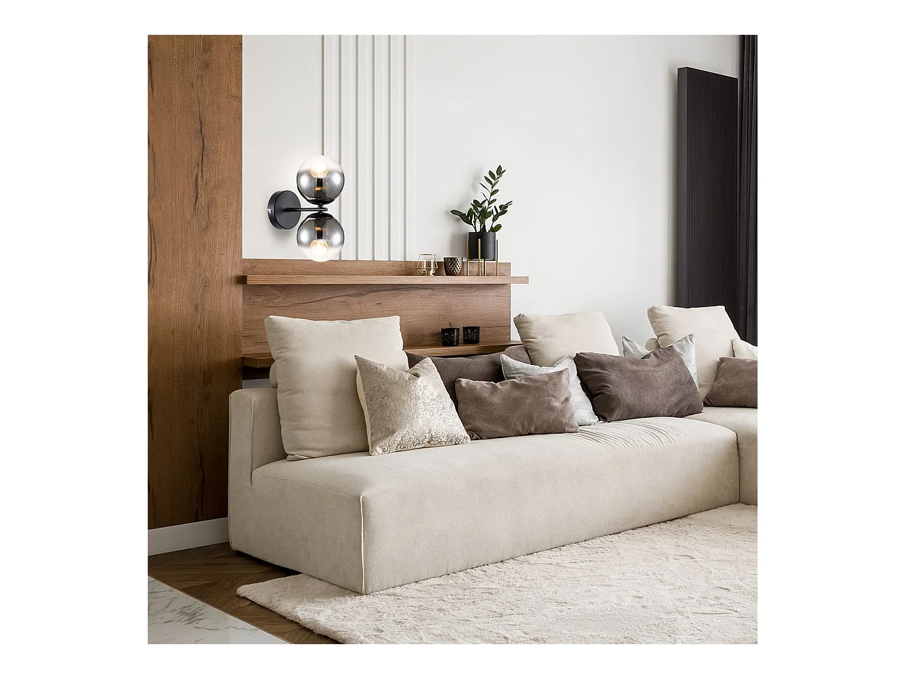 Applique Murale Toolight App1162-2W Black