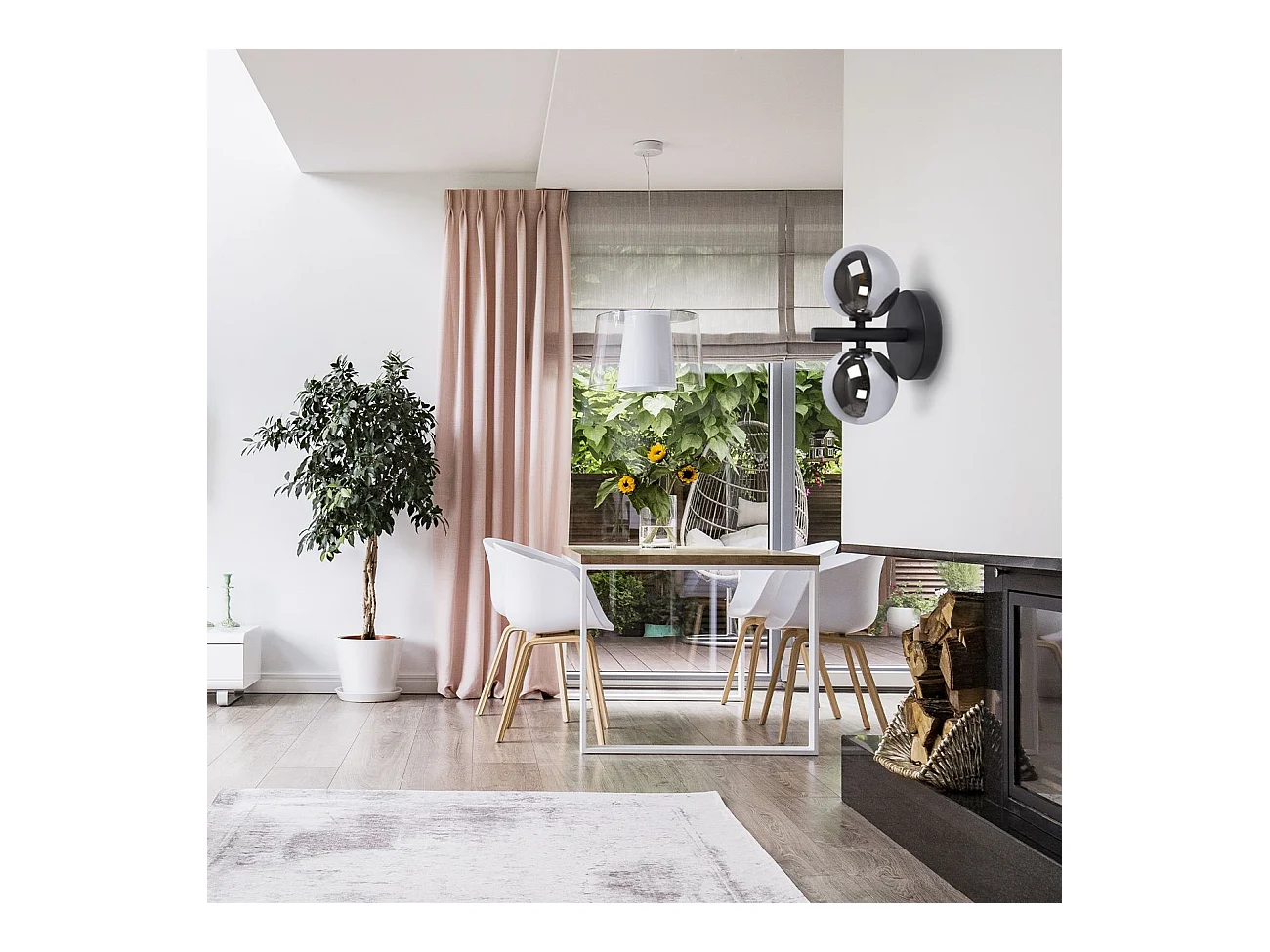 Applique Murale Toolight App1162-2W Black