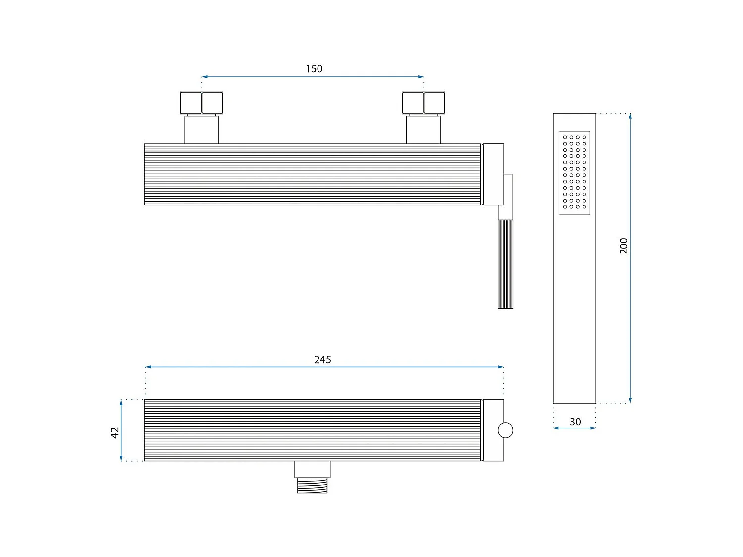 Duscharmatur Rea Js-B34804G Argon Gold