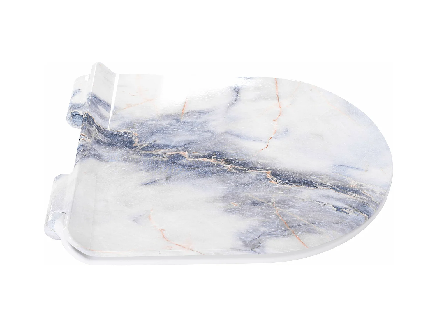 Abattant Rea C003 Granit Shiny Duroplast/Slim/Zm White