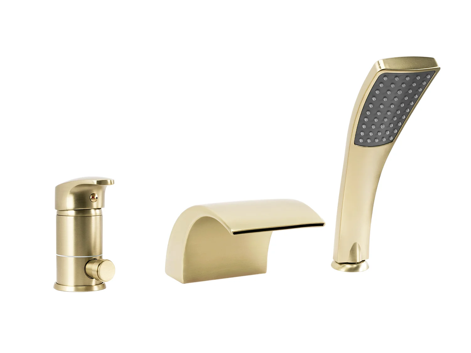 Robinet De Baignoire Rea Riven Brush Gold