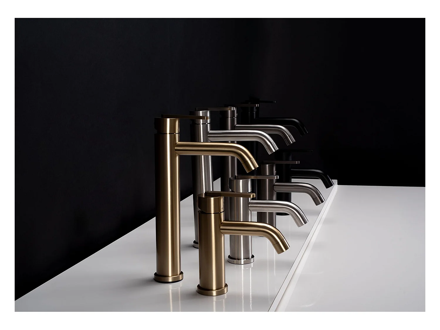 Robinet De Lavabo Rea Ontario Js-11801Gg Low Titanium