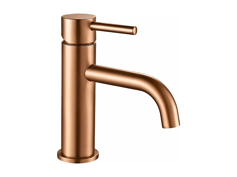 Robinet De Lavabo Rea Lungo Low Brush Copper