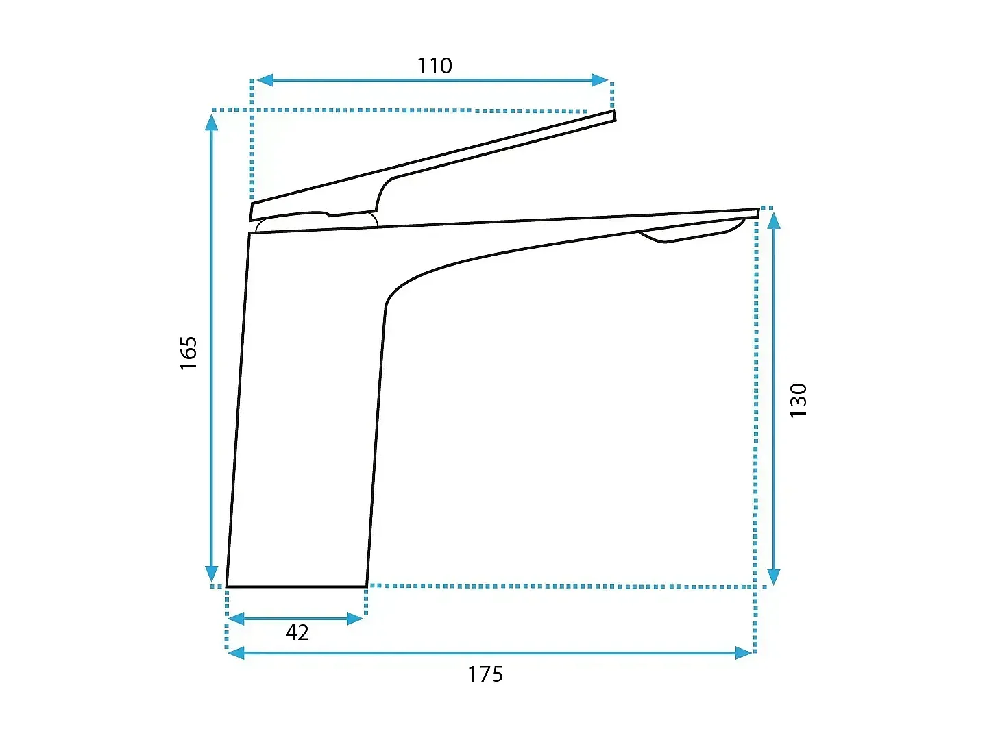 Orbit Misturadora De Lavatório Rea Avalon Low Brush Copper