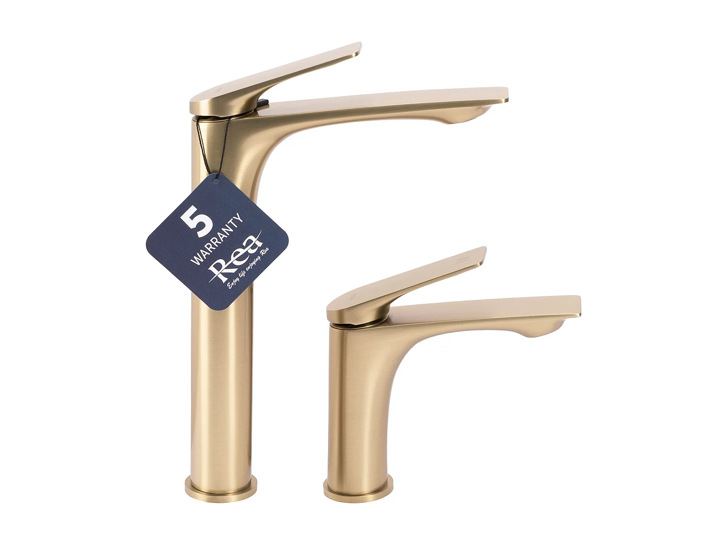 Robinet De Lavabo Rea Avalon Low Brush Gold