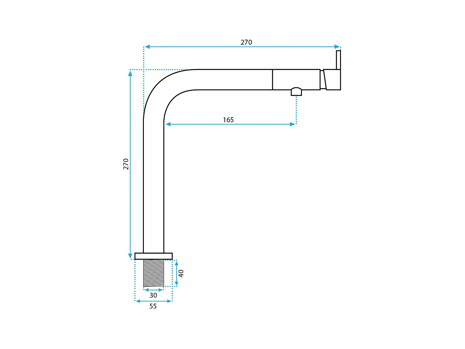Robinet De Cuisine Rea Cole Brush Gold