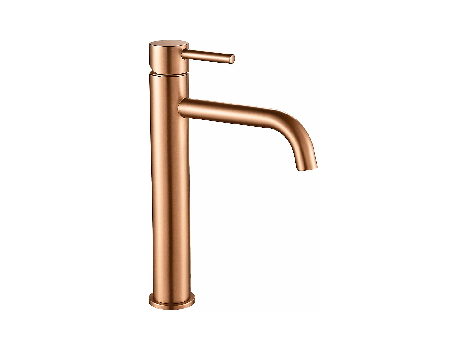 Rubinetto Da Lavabo Rea Lungo High Brush Copper