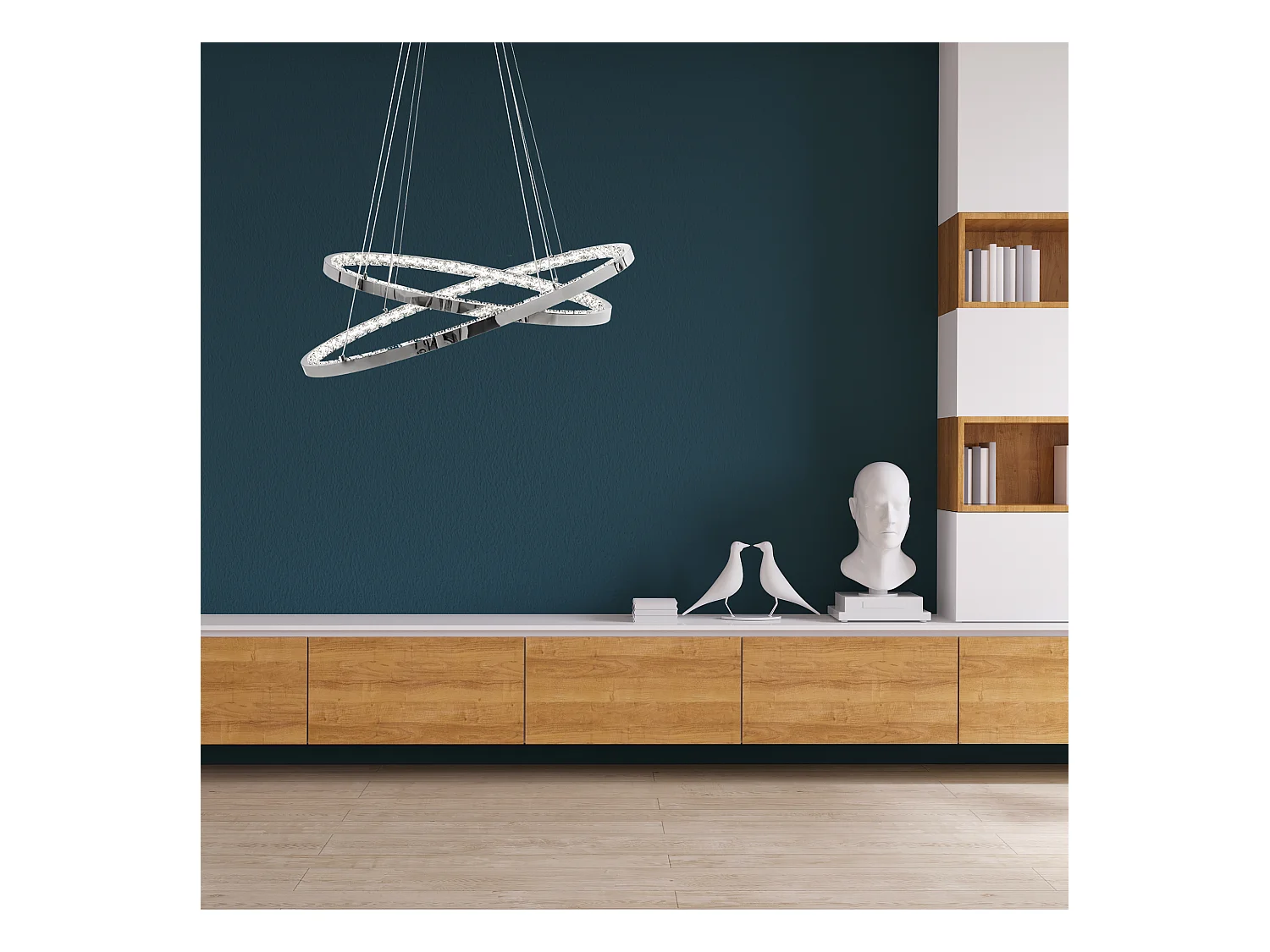 Hanglamp Toolight Led App771-3Cp Light Grey