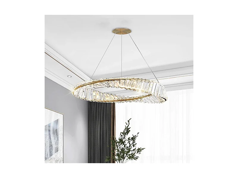 Hanglamp Toolight App1201-Cp Cristal 50Cm Gold