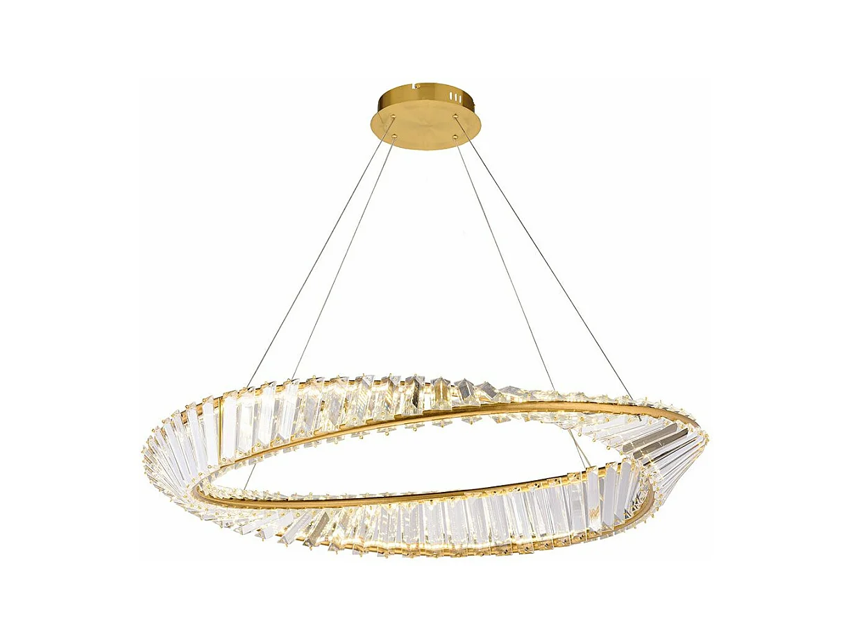 Hanglamp Toolight App1201-Cp Cristal 50Cm Gold