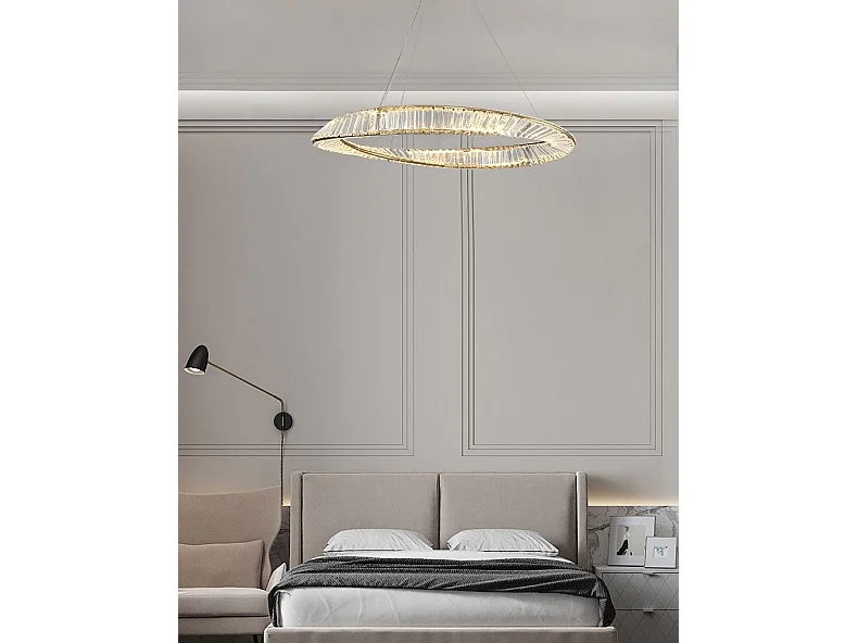 Lampada Toolight App1201-Cp Cristal 50Cm Gold