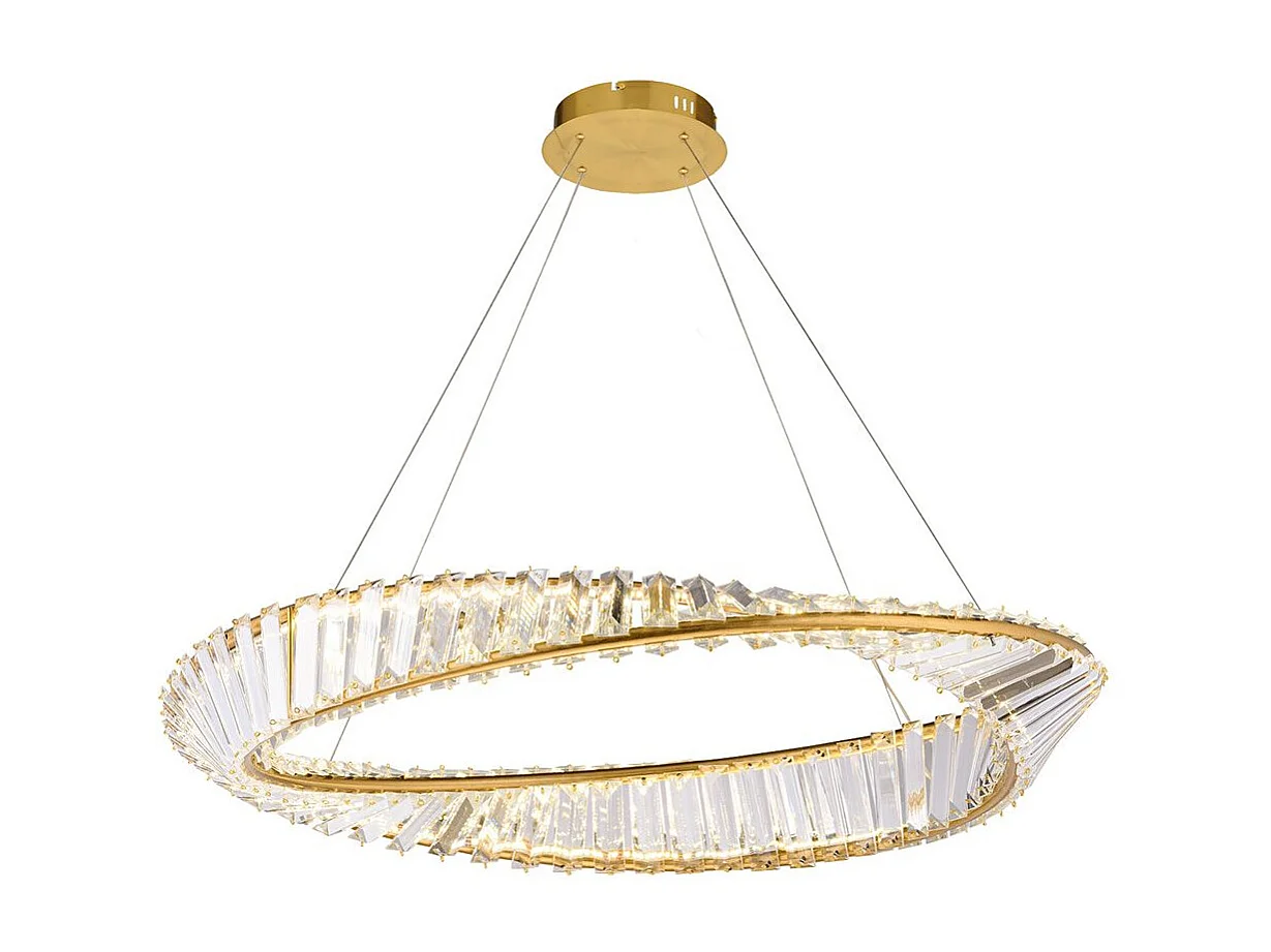 Lampada Toolight App1201-Cp Cristal 50Cm Gold