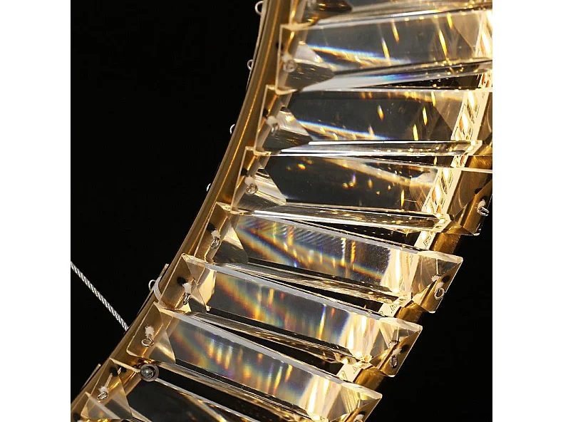 Lampada Toolight App1201-Cp Cristal 50Cm Gold