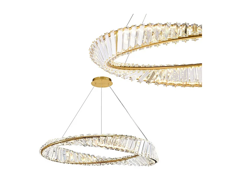 Lámpara Toolight App1201-Cp Cristal 50Cm Gold