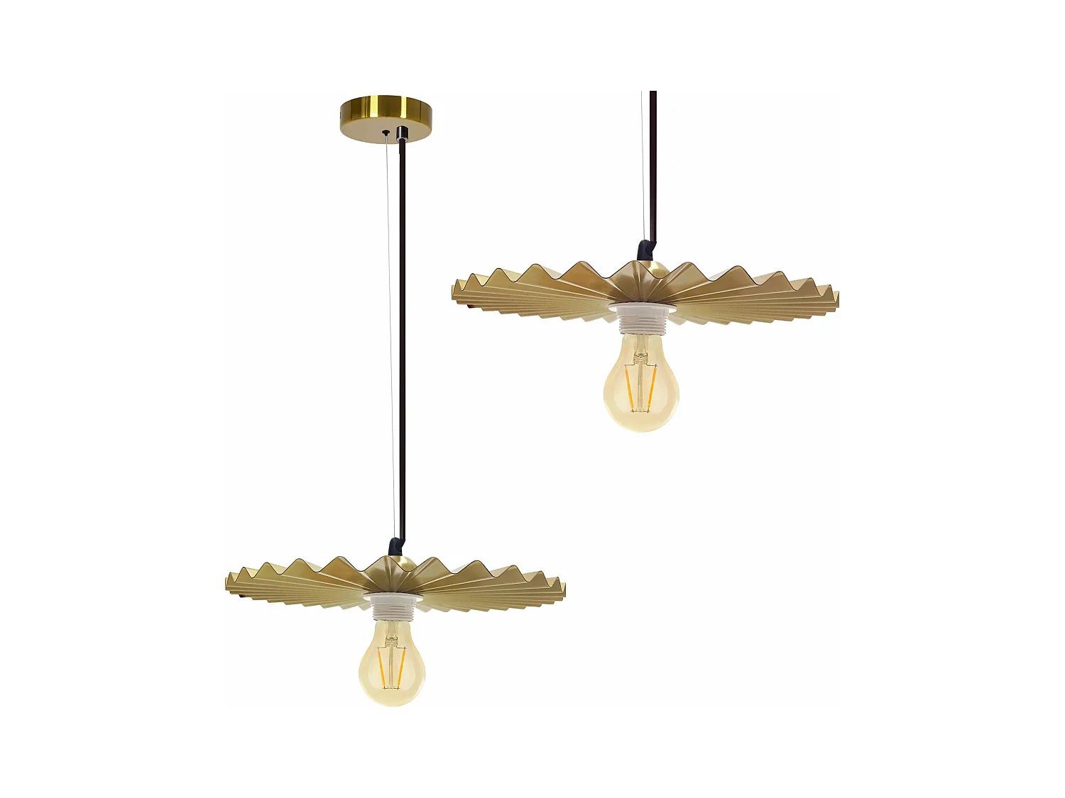 Lampe Suspendue Toolight App1454-1Cp 30Cm Brush Gold