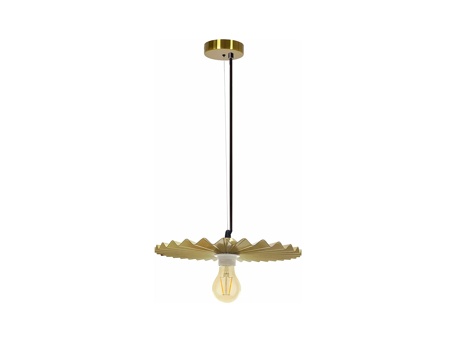 Lampe Suspendue Toolight App1454-1Cp 30Cm Brush Gold