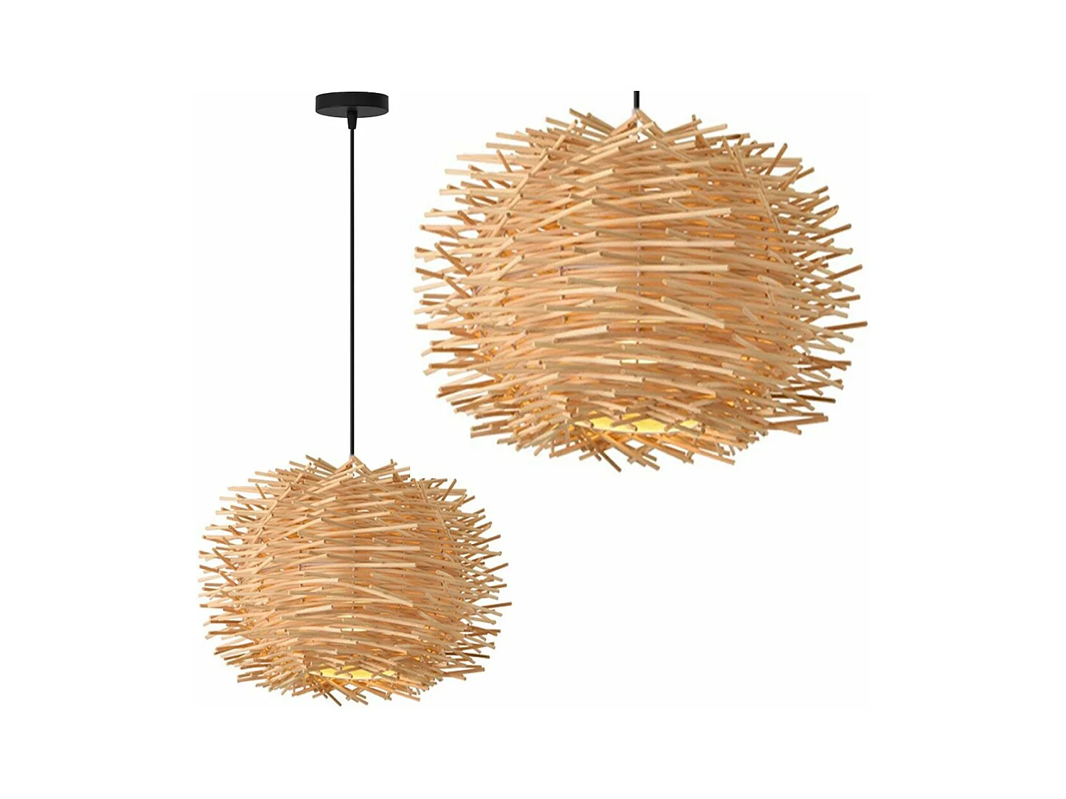 Lampe Suspendue Toolight App883-1Cp Black