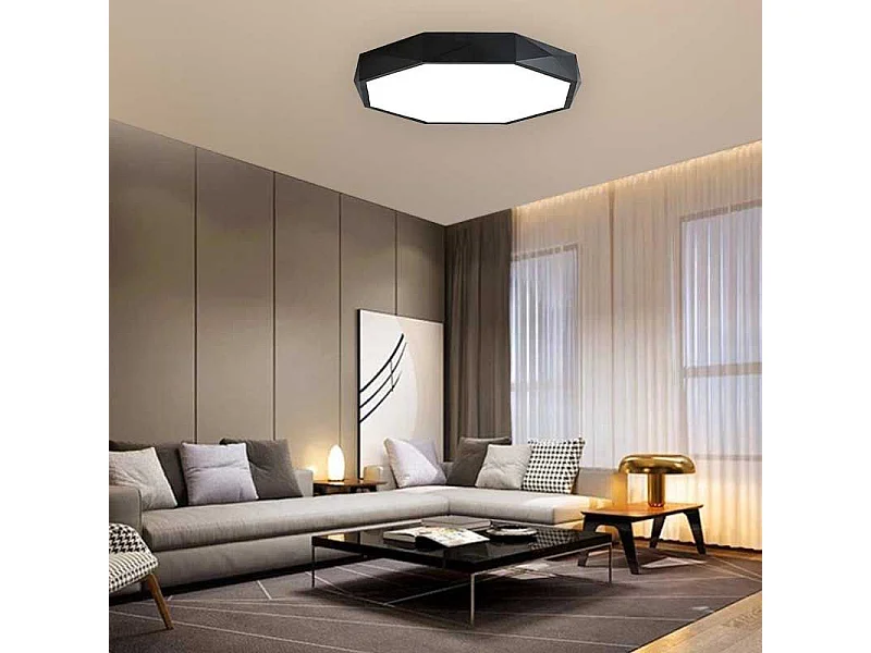 Toolight ceiling lamp APP863-C DIAMOND 50CM Black